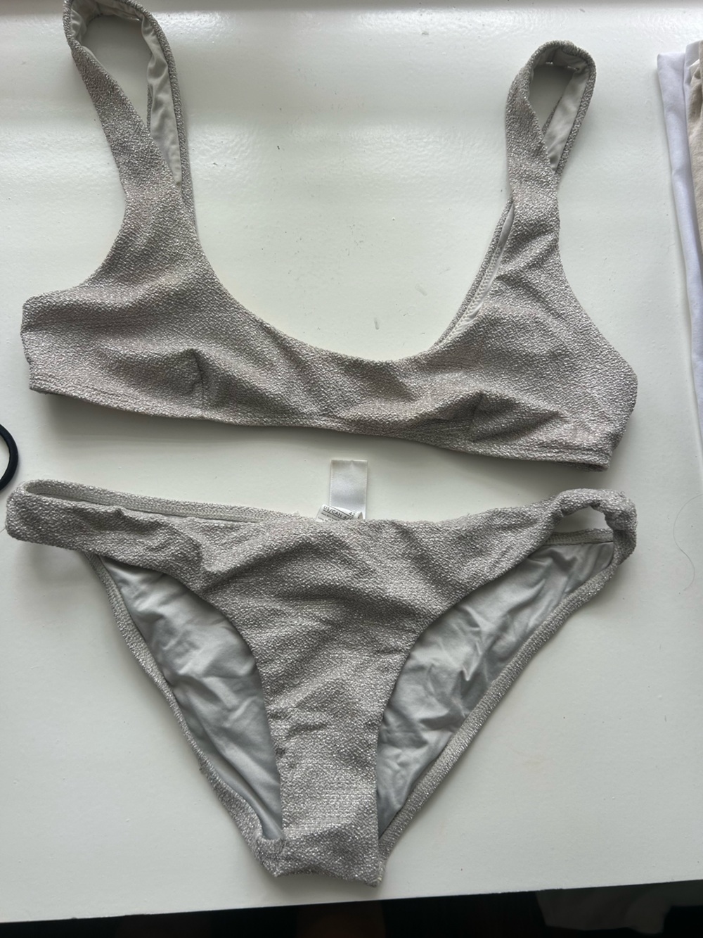 Zimmerman shiny neutralBikini Two-Piece